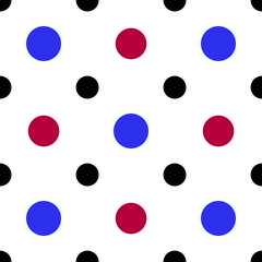 seamless pattern with colorful circles