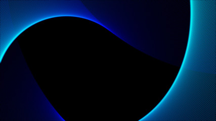 digital motion art , blue glow energy wave. lighting effect abstract background.