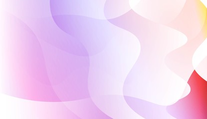 Geometric wave shape with Smooth Abstract Colorful Gradient Backgrounds. For Brochure, Banner, Wallpaper, Mobile Screen. Vector Illustration.