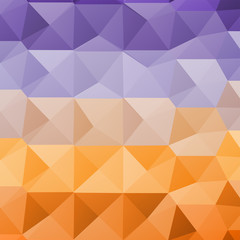 Abstract Delaunay Voronoi trianglify color diagram background illustration