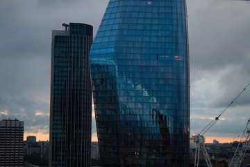 London City  glass buildings