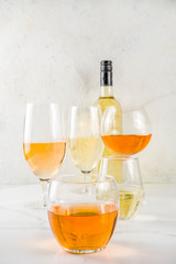 Trendy orange wine