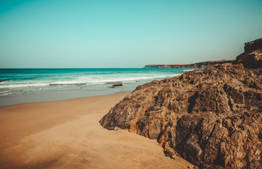 Bonito paisaje de la playa