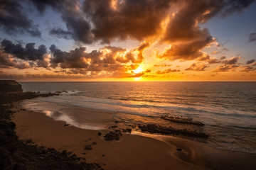 Bonito paisaje en una playa