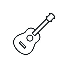 guitar vector icon