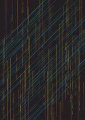 Abstract multicolor background. vertical lines and stripes. Vector. Black background .EPS 10.