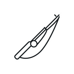 Obraz premium fishing vector icon
