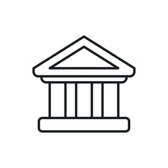 bank vector icon
