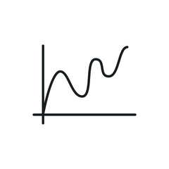 graph vector icon