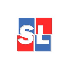 SL Modern Simple Initial Logo