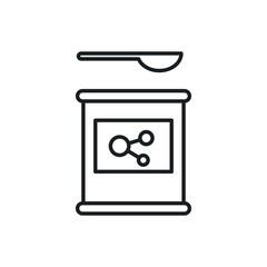 sports nutrition vector icon