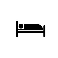 Bed icon sign. Vector eps10