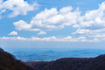 那須高原　駒止の滝駐車場周辺の景色　2019/4/29撮影