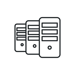 server vector icon
