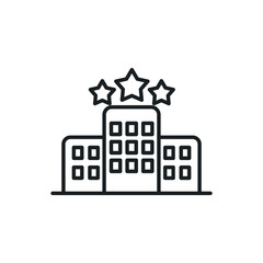hotel vector icon