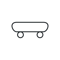 skateboard vector icon