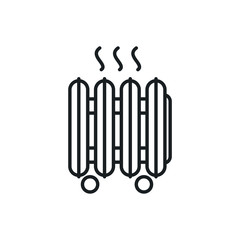 heater vector icon