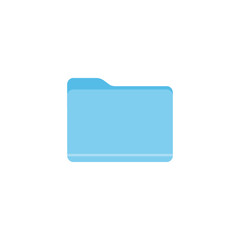 File, folder icon. Vector illustration, flat design.