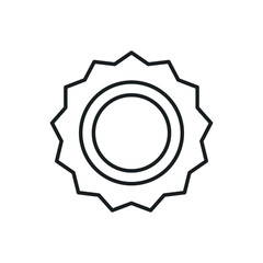 nuclear fusion vector icon