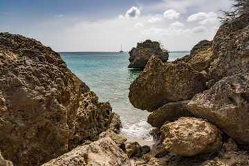  San Juan Beaches  Views around the small Caribbean Island of Curacao