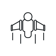 jetpack vector icon