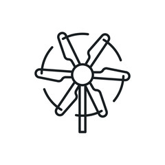 windmill vector icon