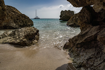  San Juan Beaches  Views around the small Caribbean Island of Curacao