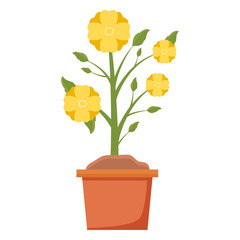 tools decoration gardening flat design