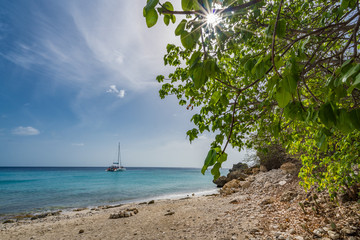  San Juan Beaches  Views around the small Caribbean Island of Curacao