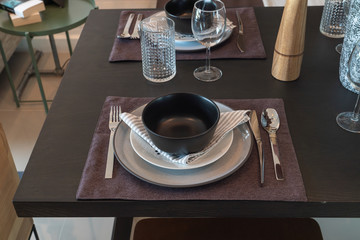 modern dining room
