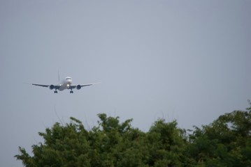 接写の飛行機