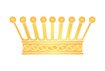 vector crown silhouette. a symbol of power