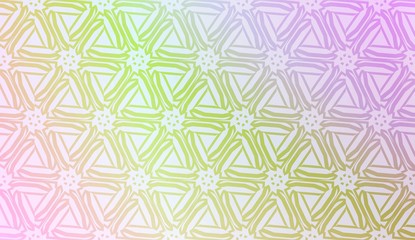 Geometric design pattern with Blurred Background, Smooth Gradient Texture Color. For Bright Website Banner, Invitation Card, Screen Wallpaper. Vector Illustration.