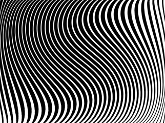 Texture with wavy, curves lines.