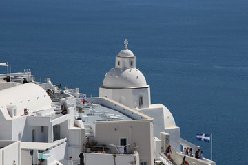 Eine Kirche auf Santorini
