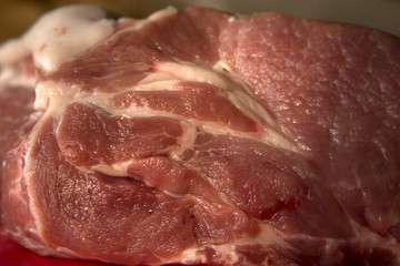 Juicy beautiful fresh meat photo for text