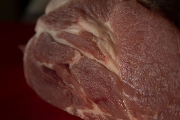 Juicy beautiful fresh meat photo for text