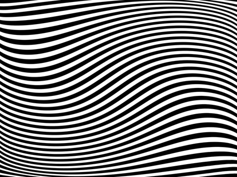 Texture with wavy, curves lines.