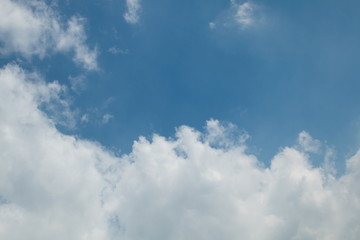 Fototapeta premium cumulus cloudy and blue sky .