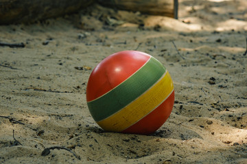 Children's ball on a white background