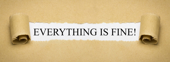 Everything is fine!
