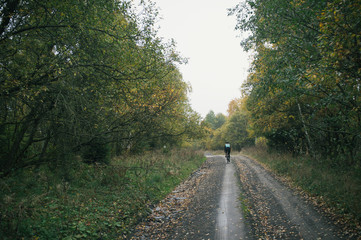 Exploring gravel roads near Hruba Voda, Domasov and surrounding military area