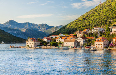 Fototapeta na wymiar Perast, Kotor bay, Montenegro.