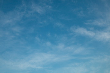 white cloudy on blue sky