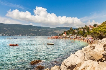 Fototapeta premium A beach in Herceg Novi