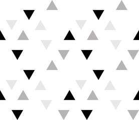 Seamless geometric pattern. Seamless abstract triangle geometrical background. Infinity geometric pattern. Vector illustration.