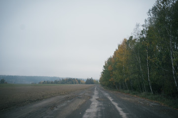 Exploring gravel roads near Hruba Voda, Domasov and surrounding military area