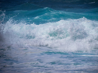 Crashing waves at Shete Boka National park, curacao