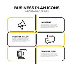 BUSINESS PLAN ICON SET