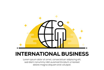 INTERNATIONAL BUSINESS ICON CONCEPT